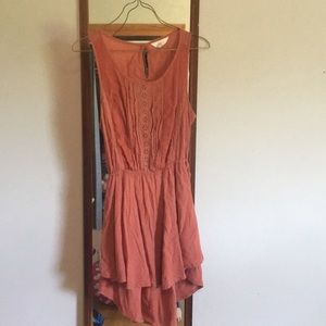 rusty brick long tank top